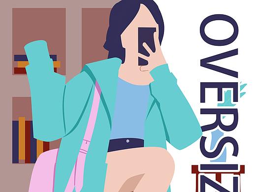 电商商业插画卫衣女