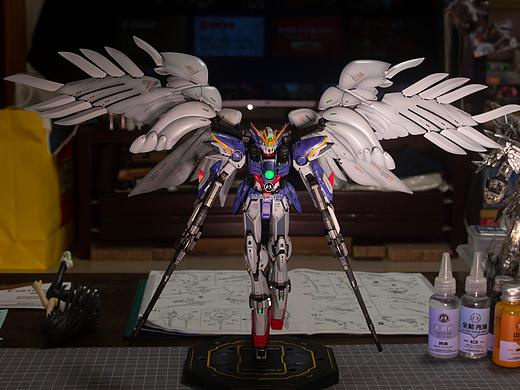 飛翼高達2.0 ver ka 噴涂作品（個人主頁-ZNTI2MDExMTY=） - 手辦/模玩 - 站酷設(shè)計師evolutionjay原創(chuàng)素材 - 站酷ZCOOL