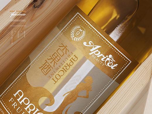 素之源果酒杏果酒品牌VIS定位设计包装设计-因心设计