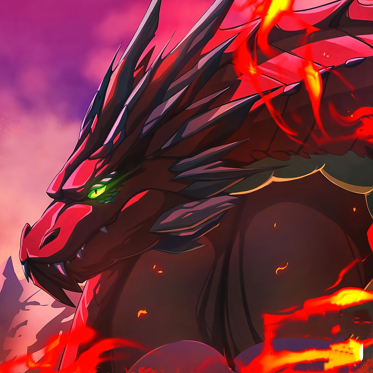 炎帝龙|插画|新锐潮流插画|morrty - 原创作品 - 站酷 (zcool)