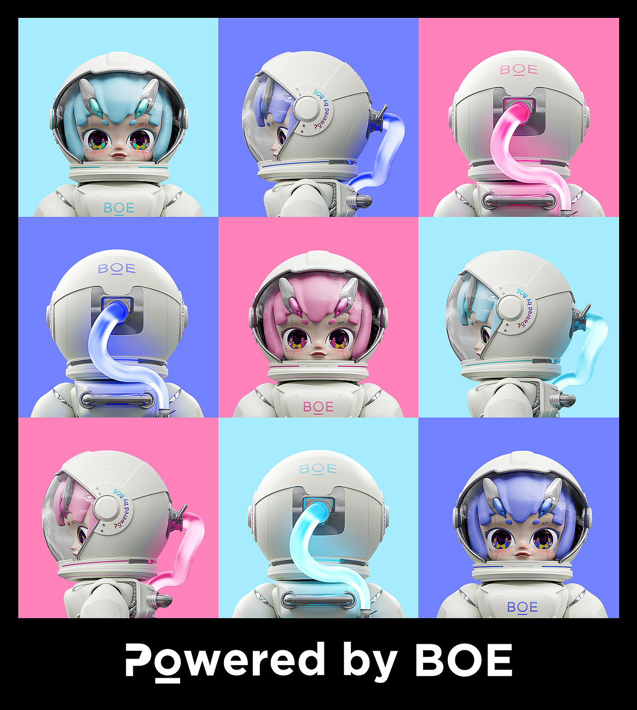 BOE-IP形象设计 | 啵伊（图ZMzI5NzExOTAw） - IP形象 - 站酷设计师DDGL原创素材 - 站酷ZCOOL