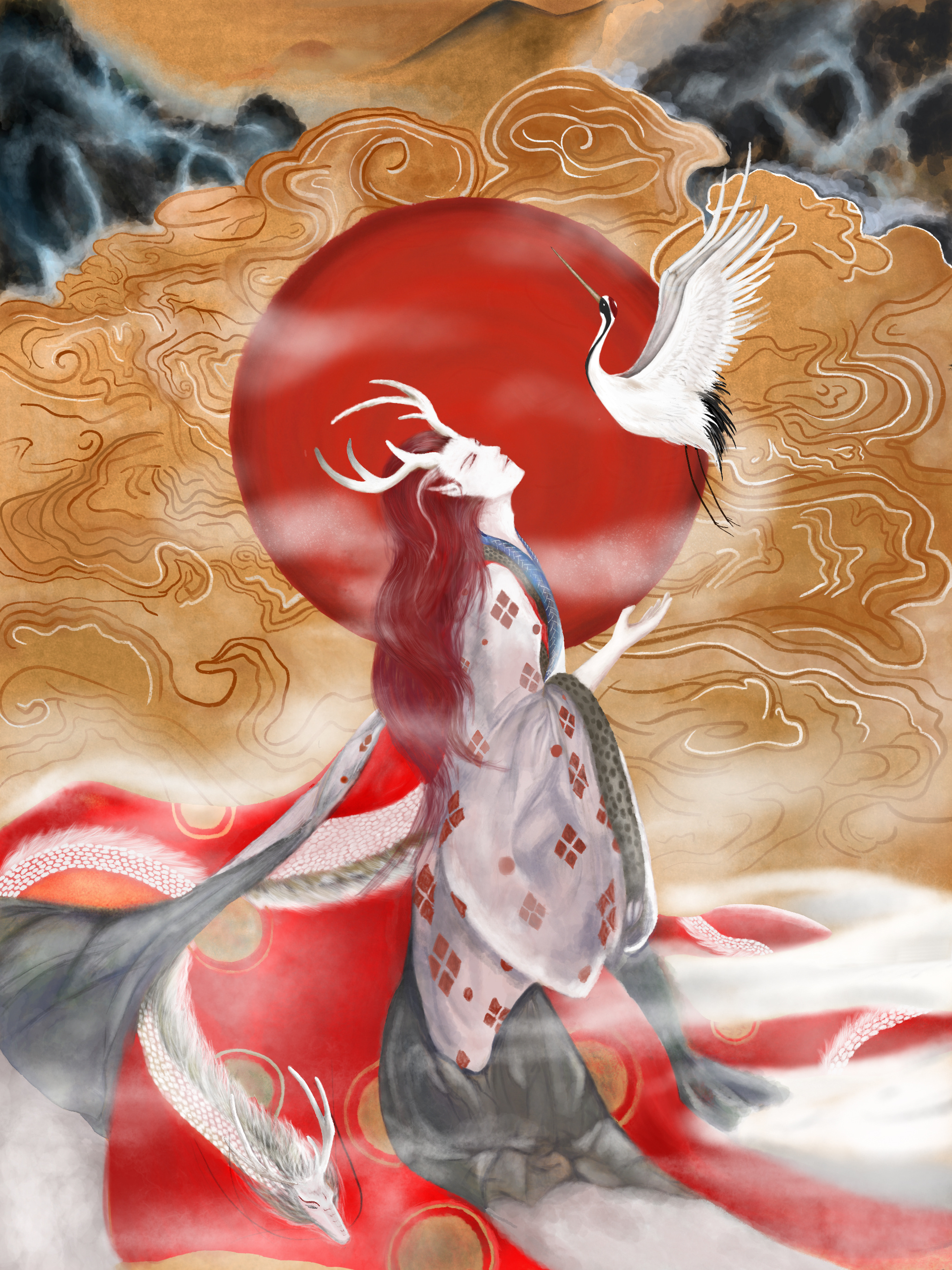 龙人临摹习作|插画|艺术插画|杨达_后海设计 - 原创作品 - 站酷