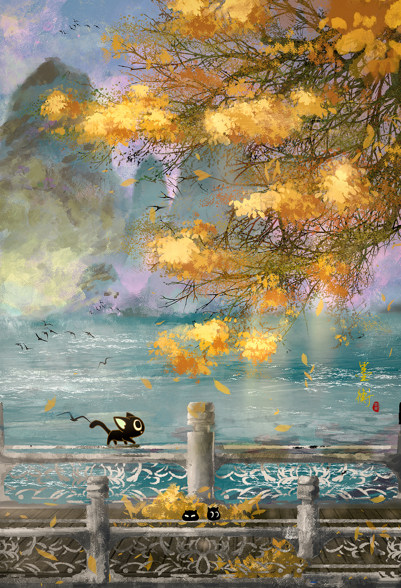 罗小黑的四季（图ZMzIwNjU0NjU2） - 创作习作 - 站酷设计师骑猪的靓仔_墨衡原创素材 - 站酷ZCOOL