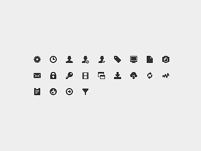 14px Pictogram Icons&nbsp;软件功能图标