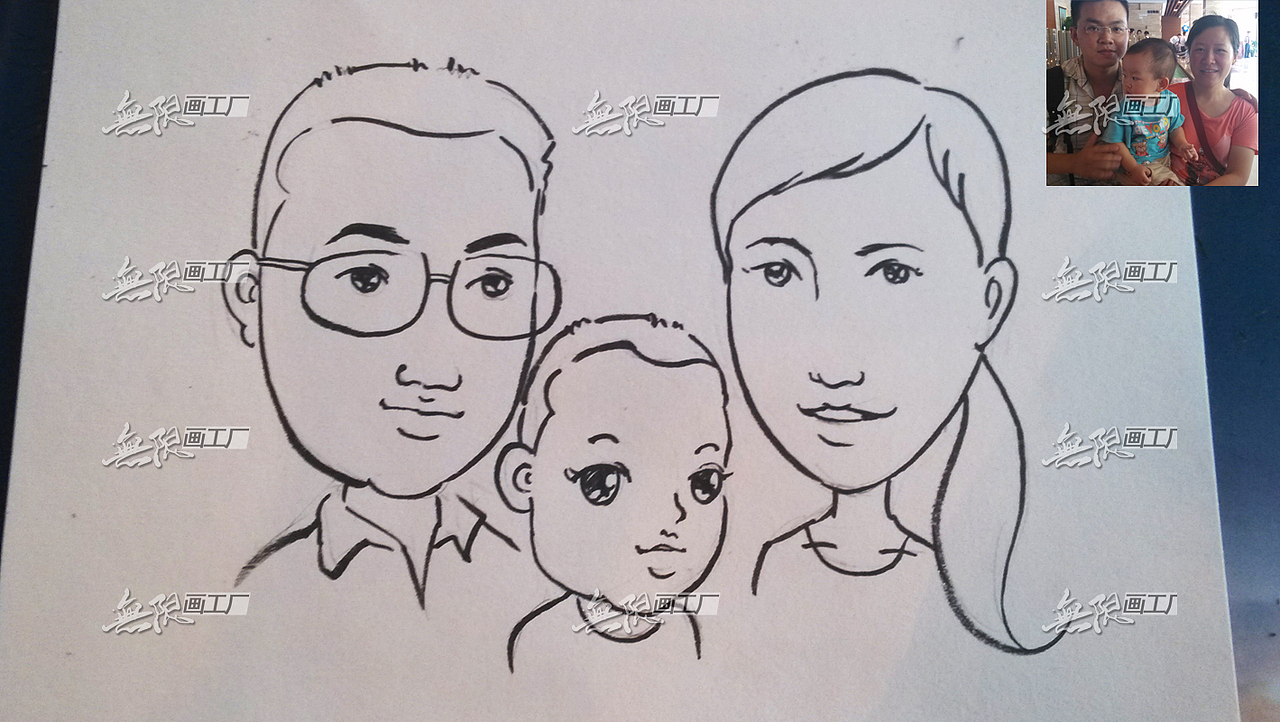 长沙现场手绘漫画 肖像漫画速绘卡通表演开业庆典房地产暖场活动