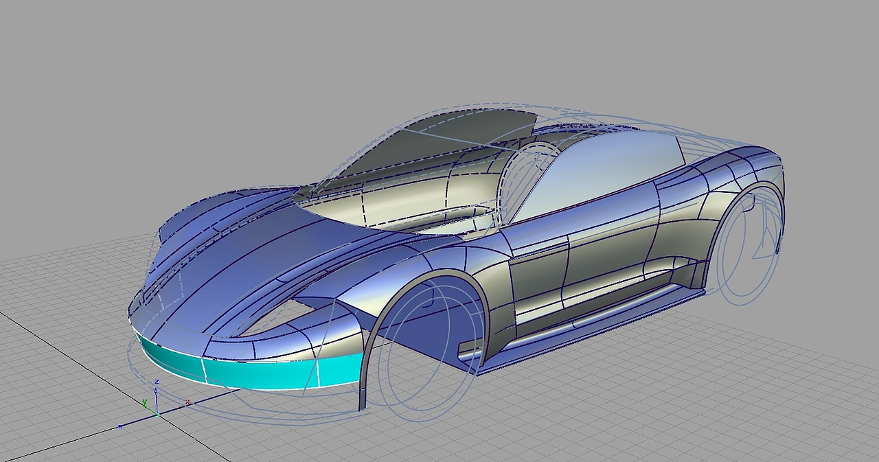 Porsche-Mission-E纯效果图Alias建模教程（图ZOTM3OTYxNjg=） - 机械/交通 - 站酷设计师Adleyou原创素材 - 站酷ZCOOL