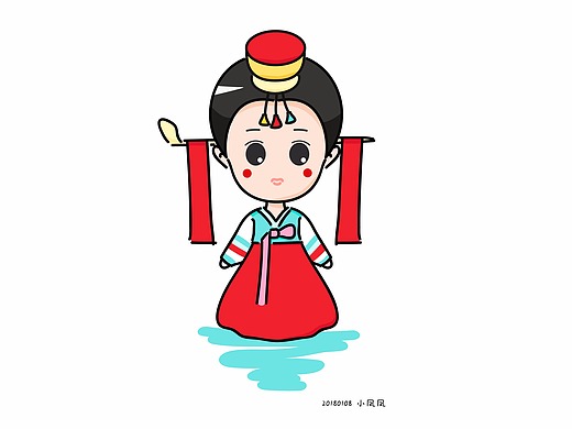 朝鲜族-小新娘-ai鼠绘