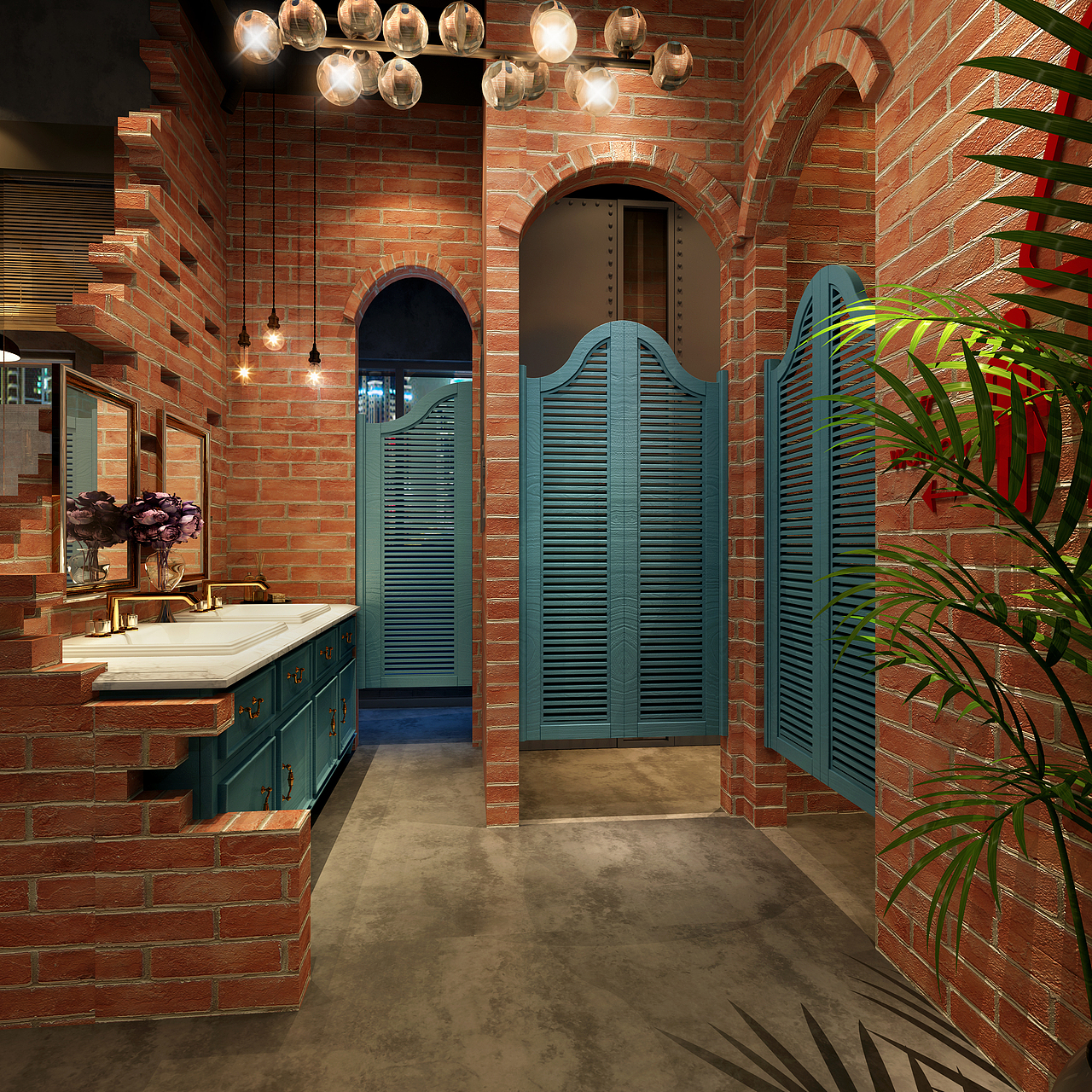 天府风南: 四川餐饮装修设计嗨牛排