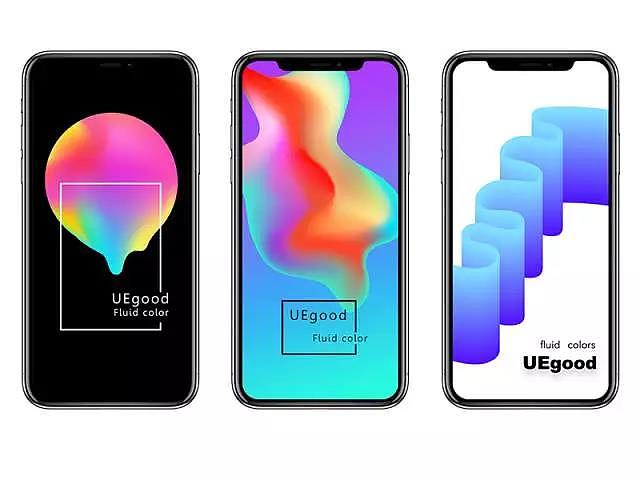 Iphone X流体渐变的10种漂亮壁纸的制作方法