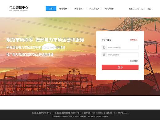 某电力网站