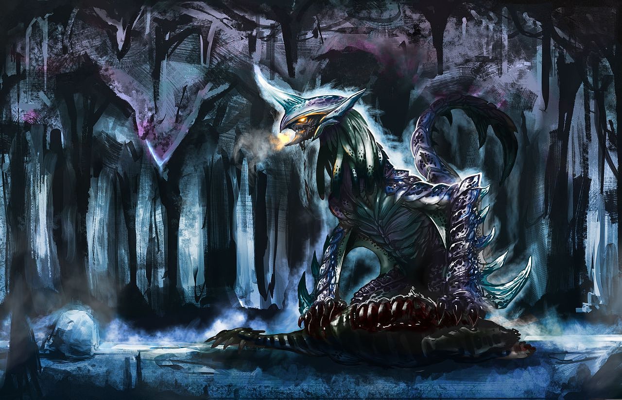 mole原创怪物第四弹蝠龙伊万洛斯