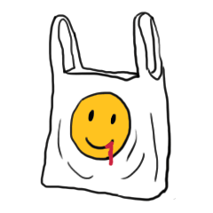 黄色笑脸塑料袋
