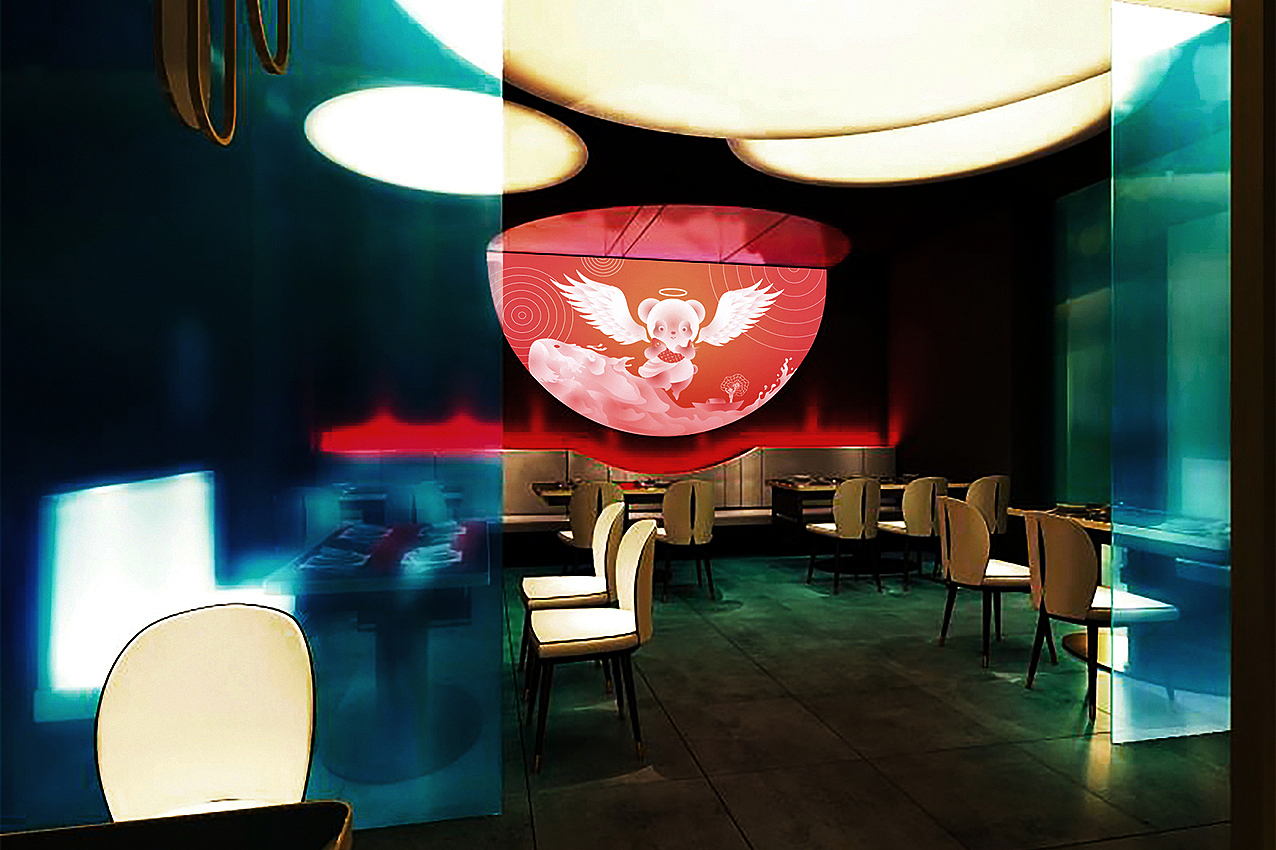 餐厅空间效果图