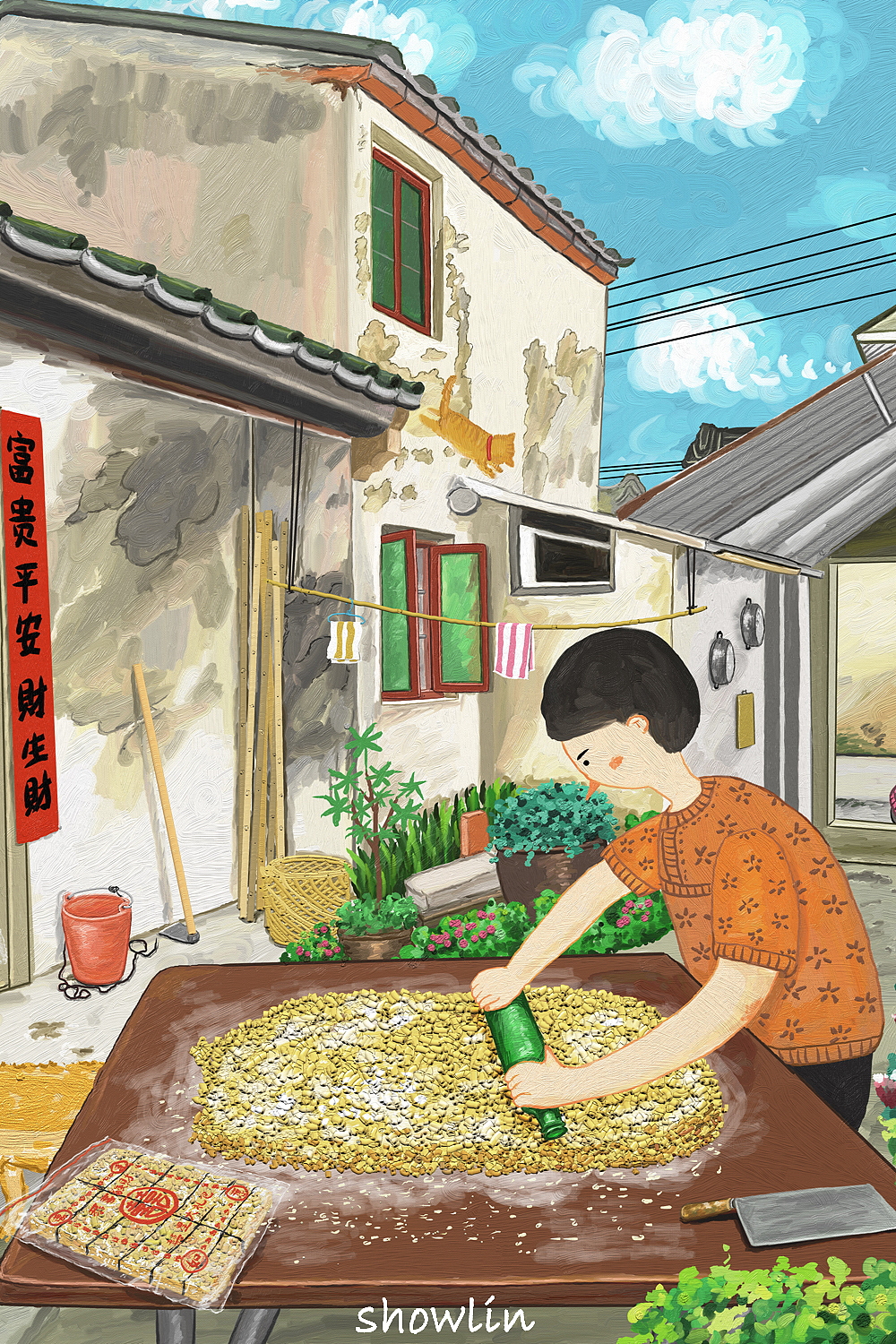 潮汕民俗|潮汕人家过中秋,妈妈做地豆方