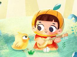 绘本书籍封面绘制