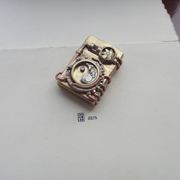 太极2——蒸汽朋克ZIPPO MOD（图ZMzE4NzExMjg=） - 其他手工艺 - 站酷设计师周晖设计原创素材 - 站酷ZCOOL