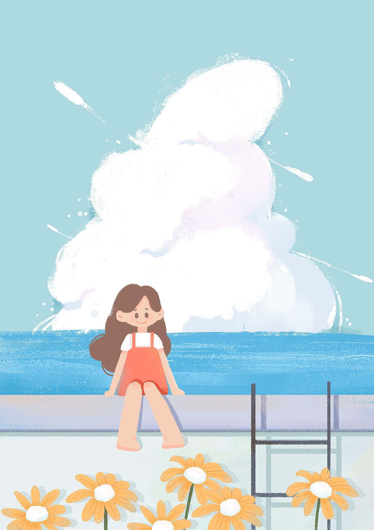 站在秋风里，想抓住夏日的尾巴（图ZMjczNDAyNzM2） - 创作习作 - 站酷设计师柚子有呦原创素材 - 站酷ZCOOL