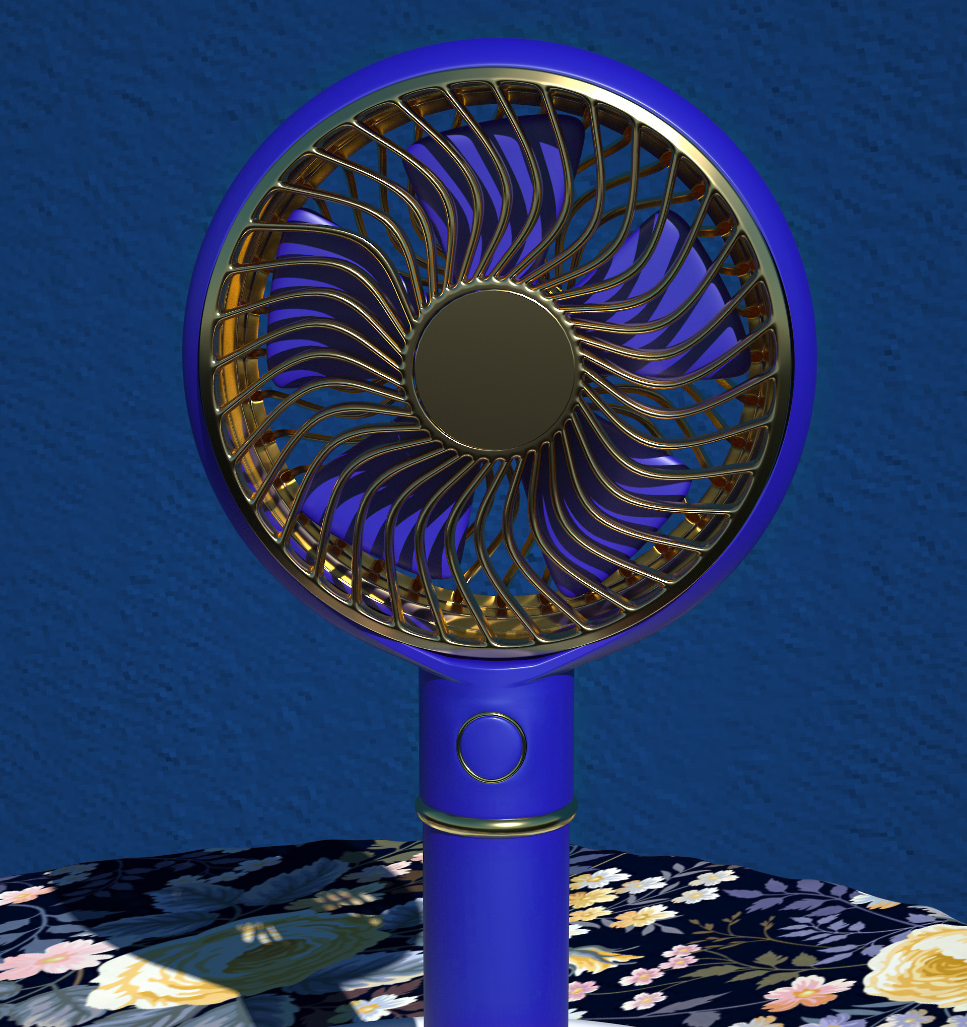 电风扇落地扇C4D OC渲染图|三维|产品|欢1997 - 原创作品 - 站酷 (ZCOOL)