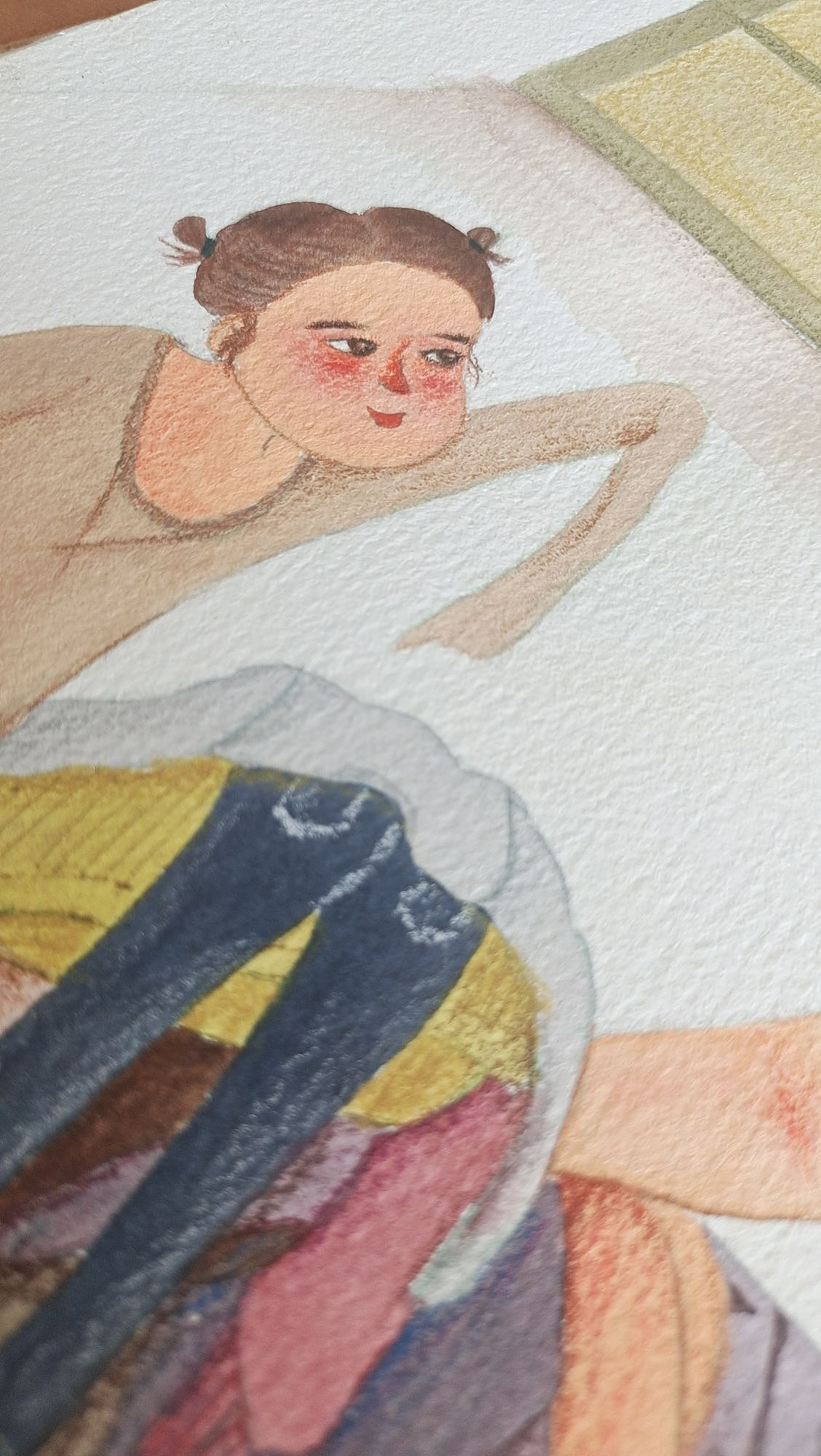 换季了/水彩插画