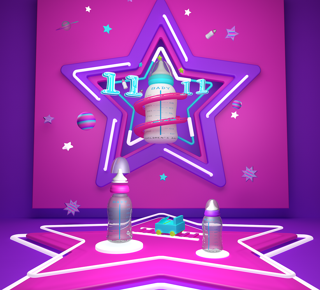 C4D 天猫双十一（图ZOTUwMDc3OTY=） - 其他三维 - 站酷设计师JaniMun原创素材 - 站酷ZCOOL