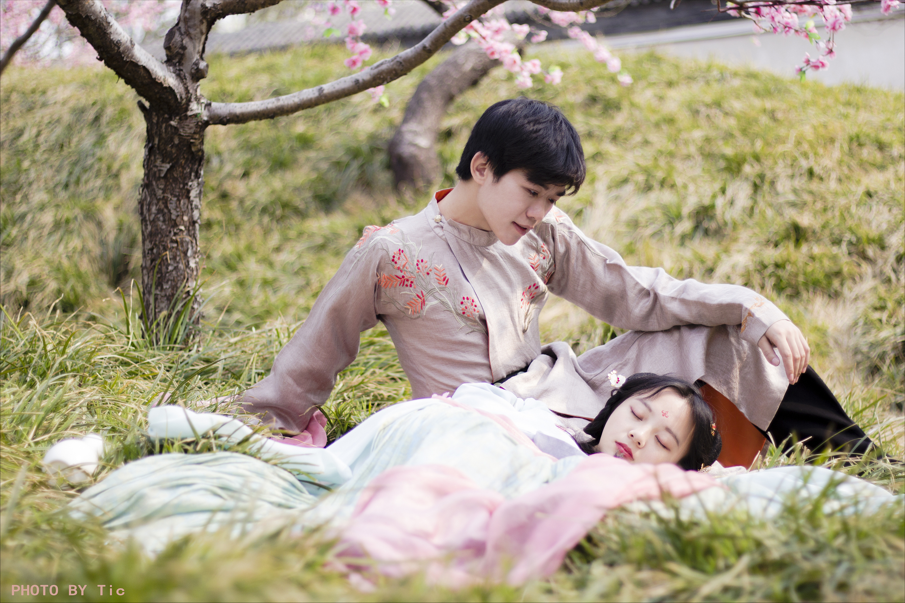 汉服摄影双人哦