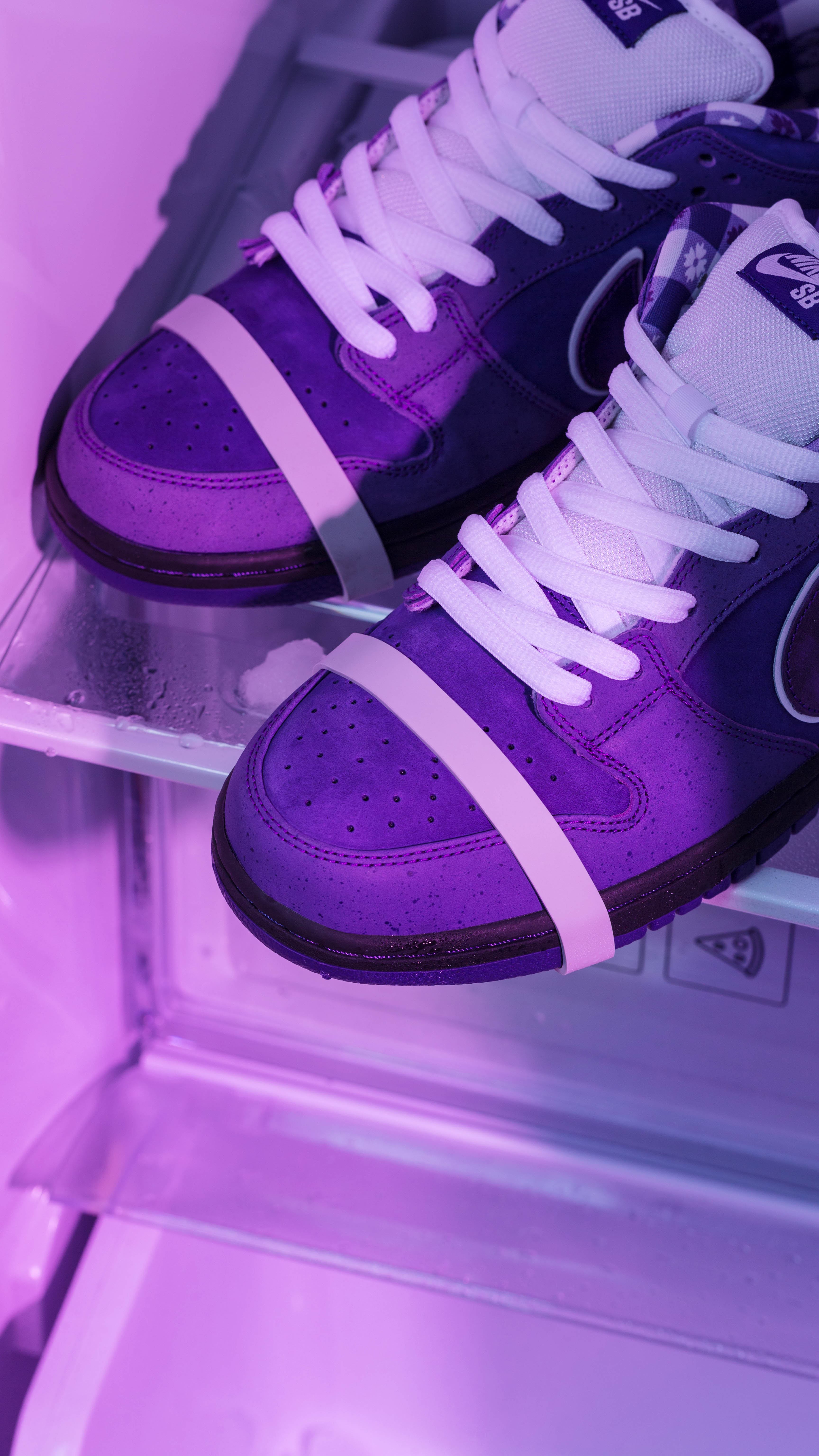 紫龙虾鞋底图片