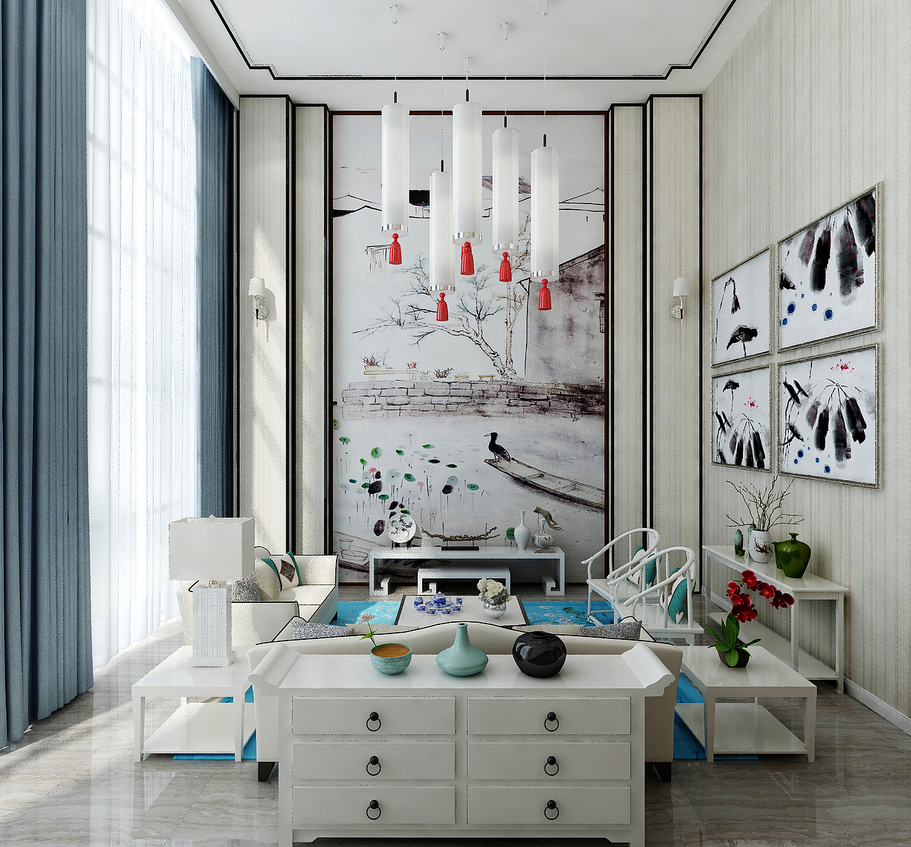 零基础学员室内表现作品1612期室内设计师