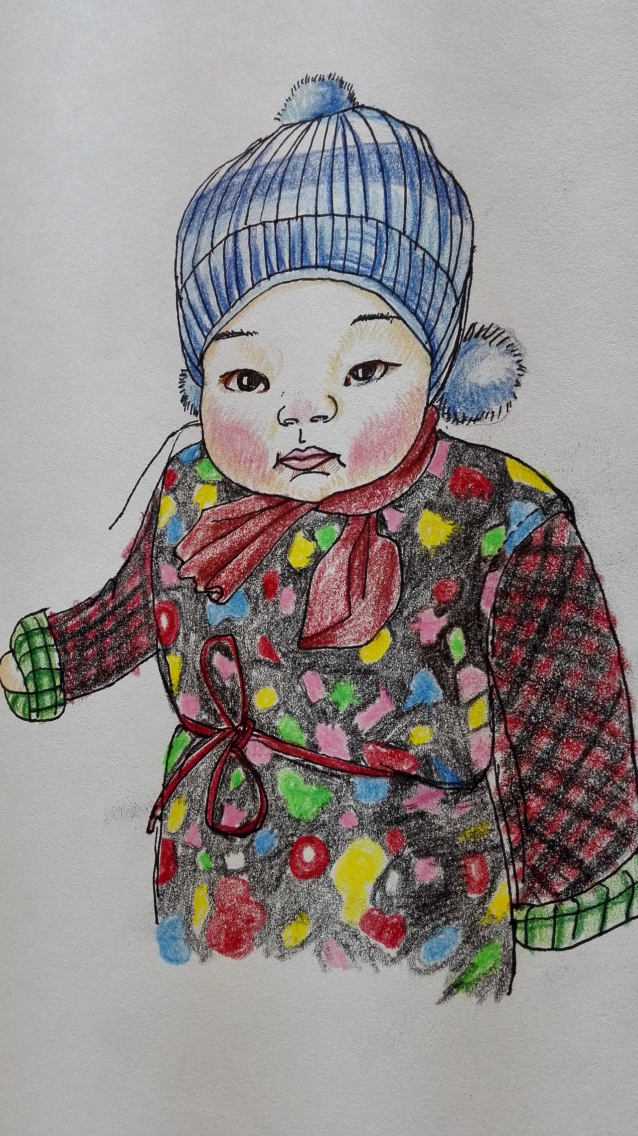 晒本子啦