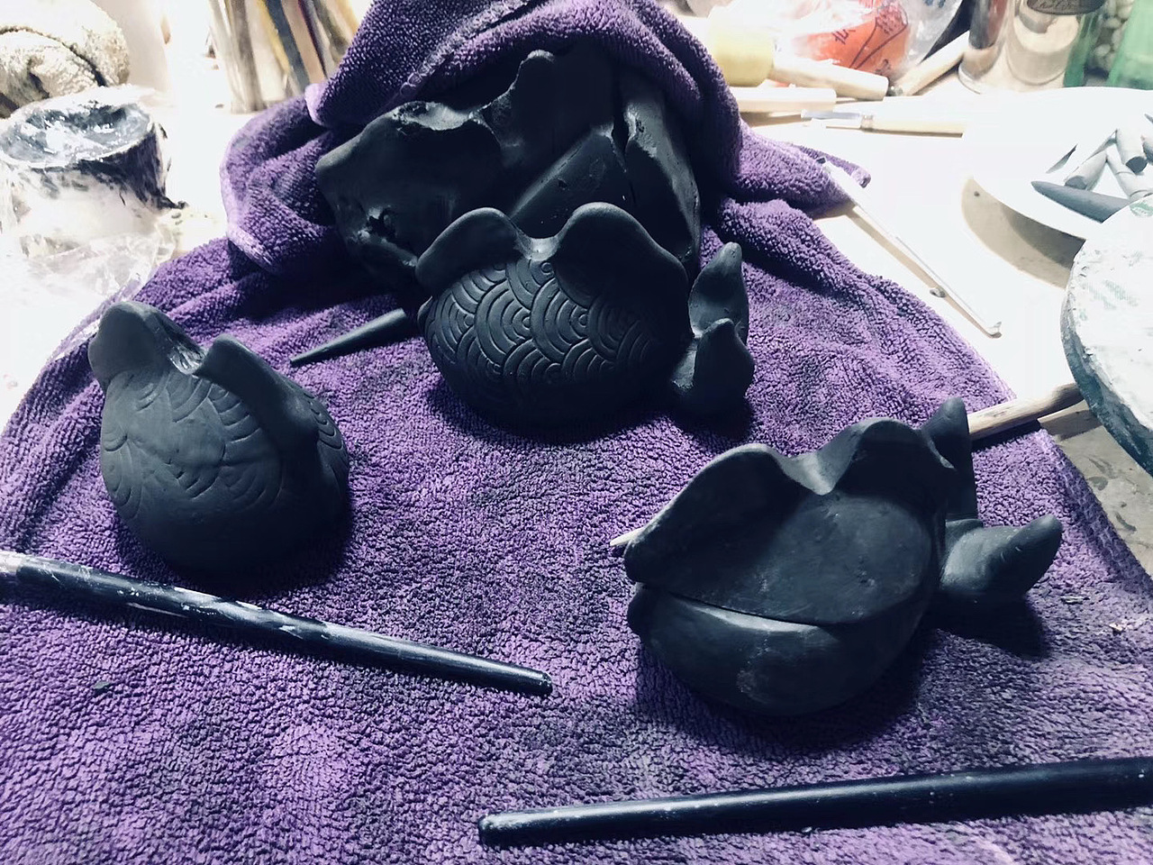 陶瓷作品《鲲》