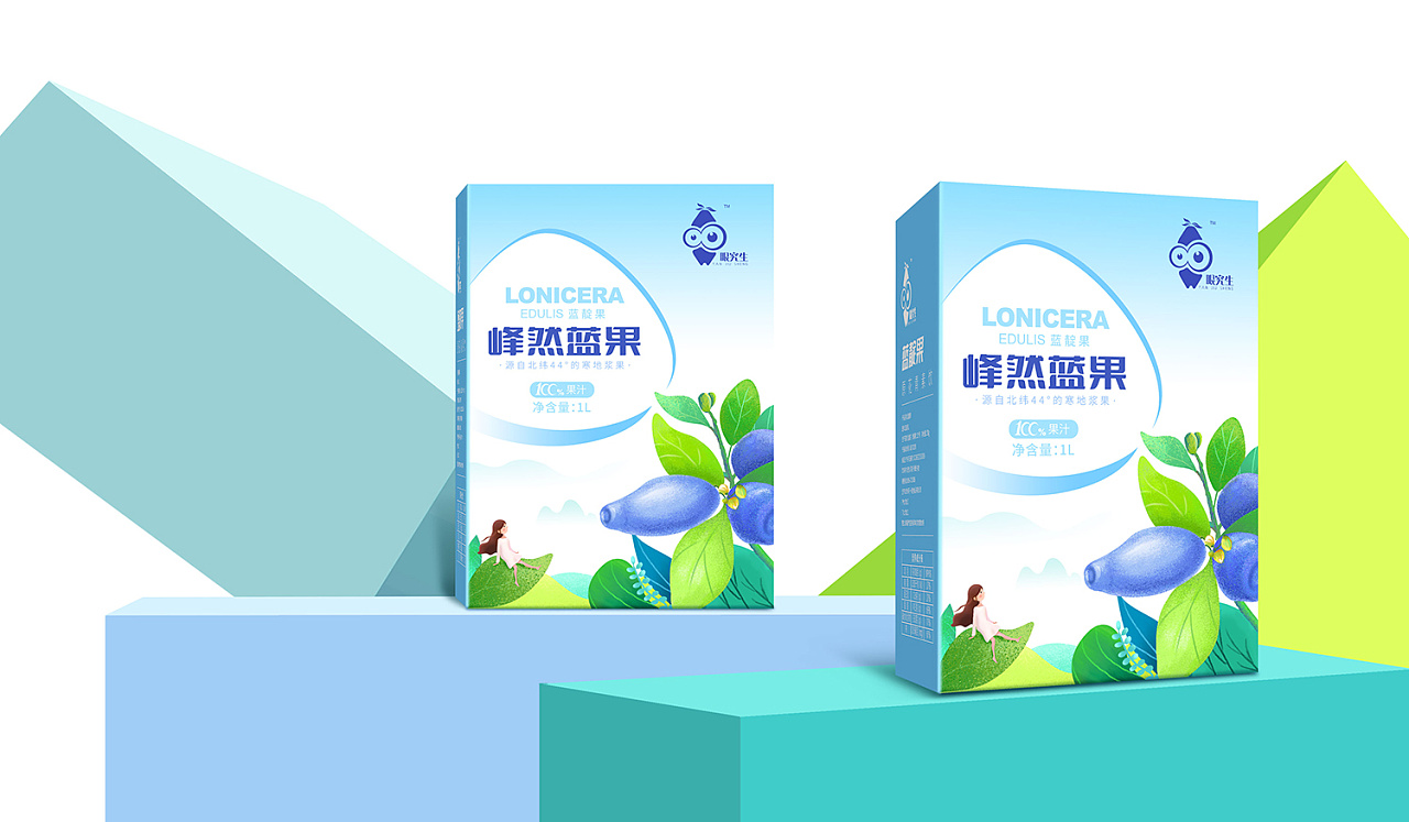 蓝靛果原花青素饮|平面|包装|友鱼品牌设计 - 原创作品 - 站酷 (zcool