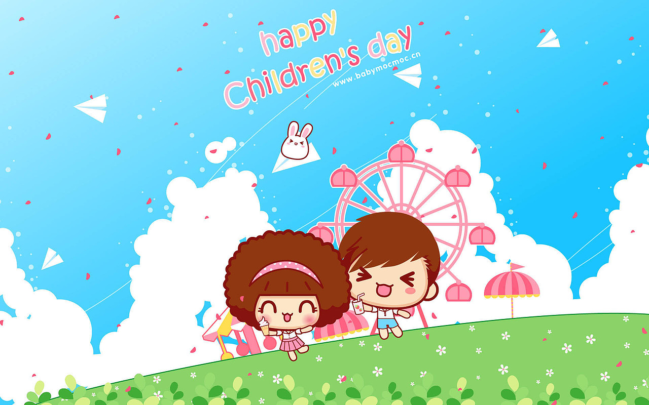 儿童节淘气节（图ZODA1NTY1ODQ=） - 商业插画 - 站酷设计师碳碳原创素材 - 站酷ZCOOL