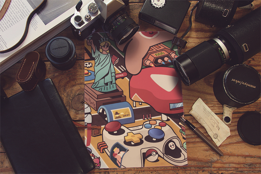 西瓜小镇 / XIGUA TOWN（图ZMTM0Njk3NTAw） - 图案 - 站酷设计师冬言原创素材 - 站酷ZCOOL