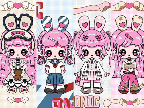 原创IP｜BIONIC RABBIT仿生兔&换装系列（个人主页-ZNjQ3ODEwNjQ=） - 概念设定 - 站酷设计师芝士不是cheese原创素材 - 站酷ZCOOL