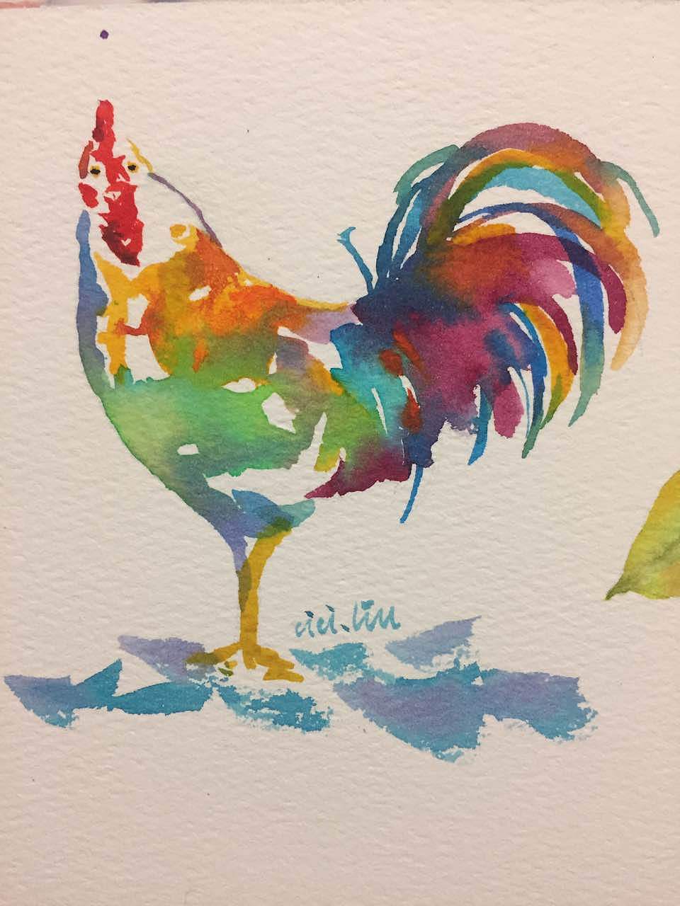 榴莲cici的水彩日常