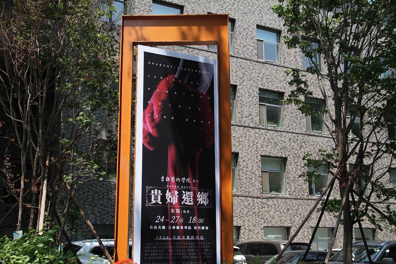 《贵妇还乡》海报设计