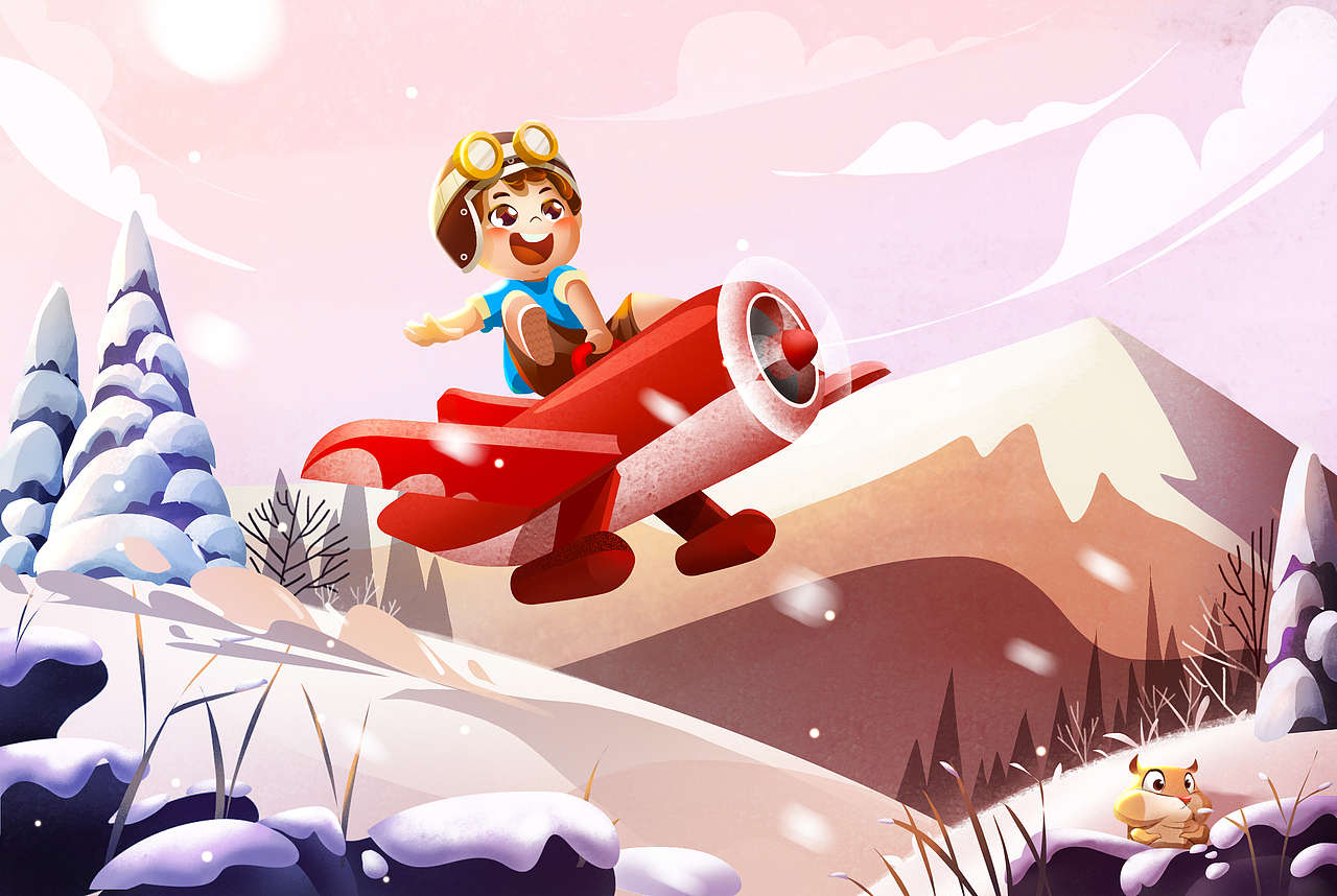 一组儿童绘本风格得插画（图ZMjE5MjE3MDA4） - 儿童插画 - 站酷设计师冉先深原创素材 - 站酷ZCOOL