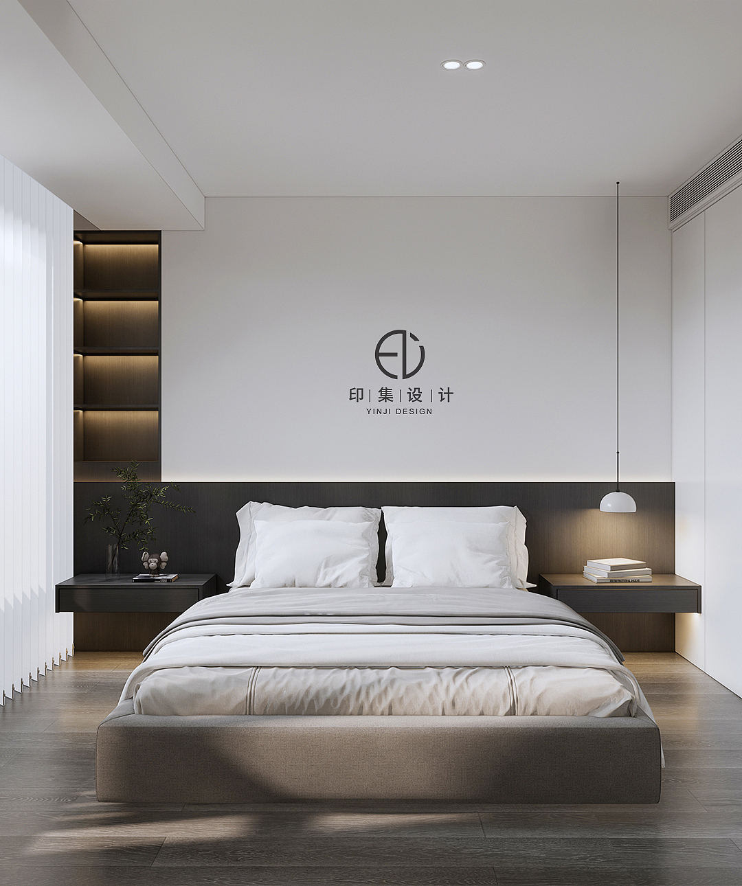 128㎡极简黑白灰，低调含蓄里的情感奔放（图ZMzA2MTg3MTI4） - 家装设计 - 站酷设计师印集装饰设计原创素材 - 站酷ZCOOL