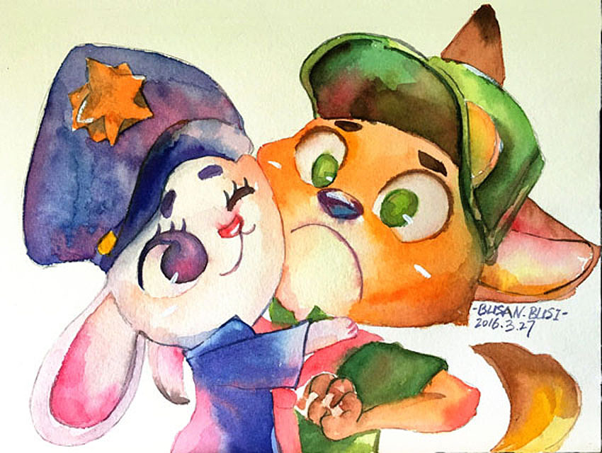疯狂动物城judy&nick