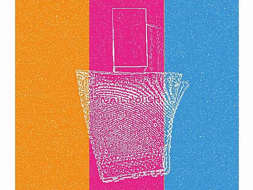 指甲油图形创意记录册