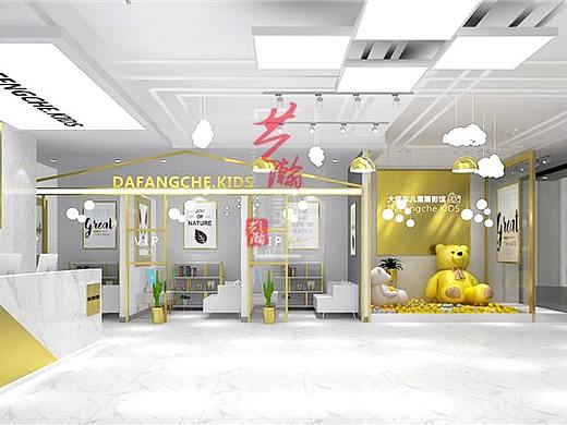 婚纱摄影店设计店铺装修设计空间设计儿童照相馆效果图