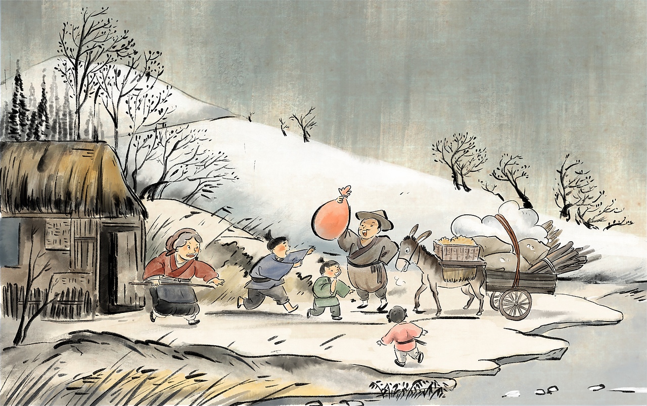 中国神话故事1（图ZMTU5NTYyMDA0） - 绘本 - 站酷设计师miao9原创素材 - 站酷ZCOOL