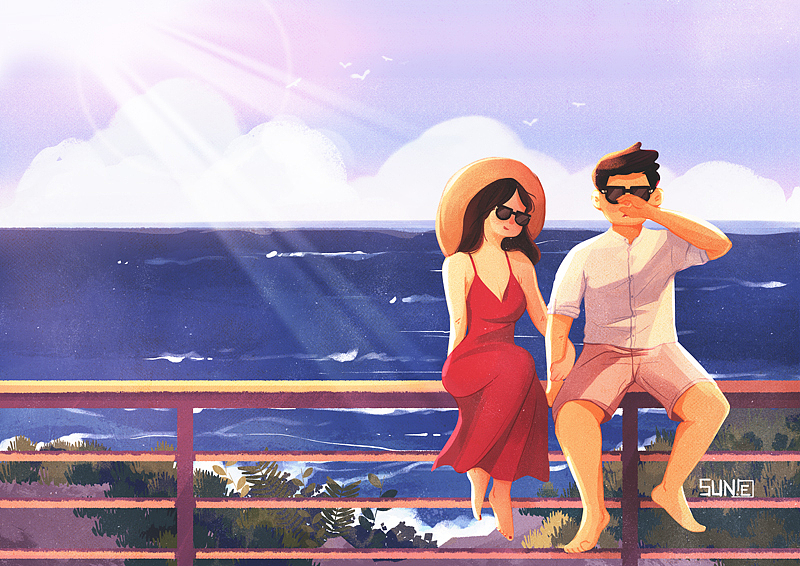 我想和你虚度时光丨End、（图ZMTc3NzEwNzYw） - 创作习作 - 站酷设计师_啊包_原创素材 - 站酷ZCOOL