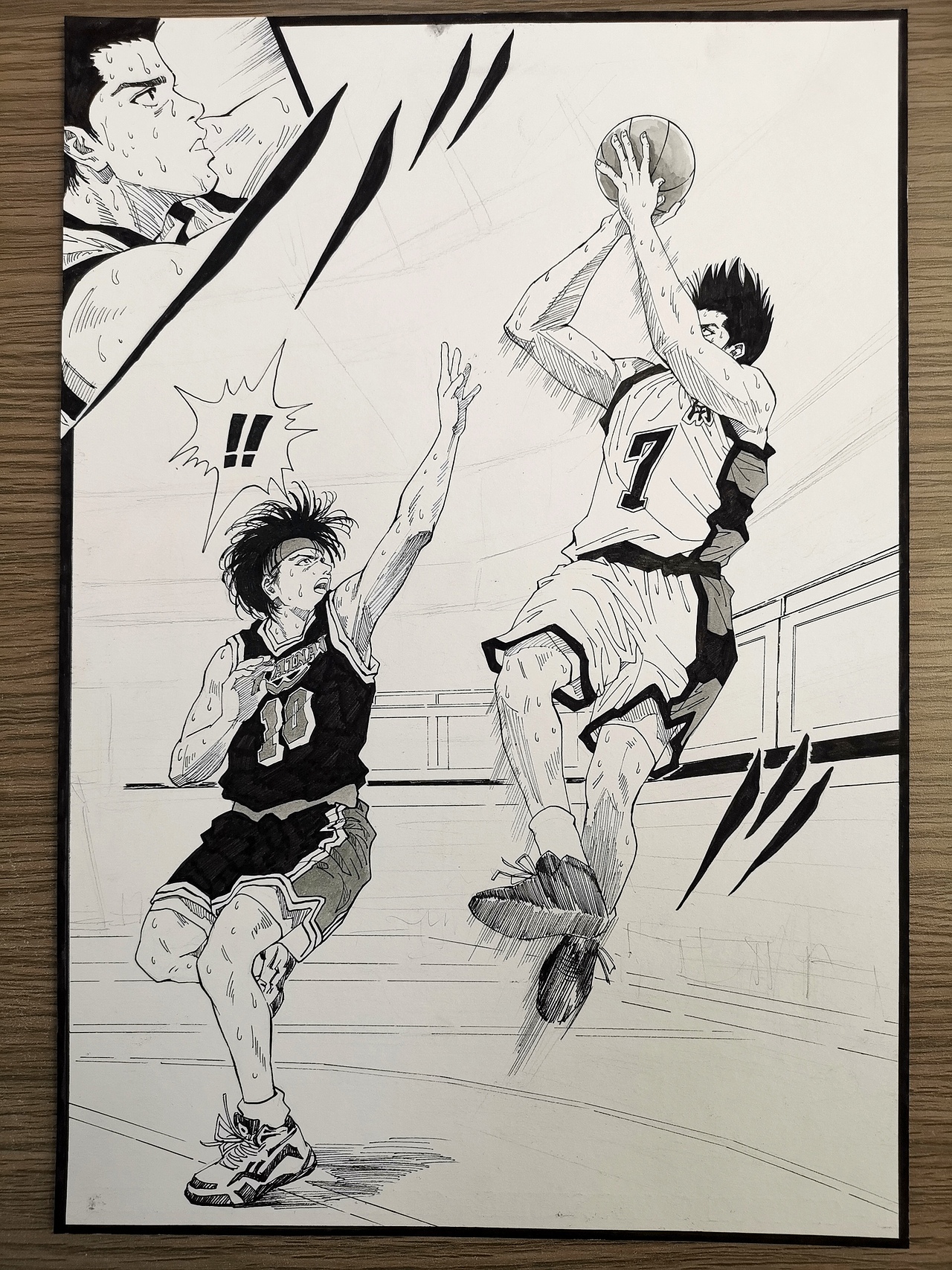 仙道彰侧翼跑投绝杀海南队①（图ZMzcyNjE5MTI0） - 单幅漫画 - 站酷设计师阿拆2026原创素材 - 站酷ZCOOL