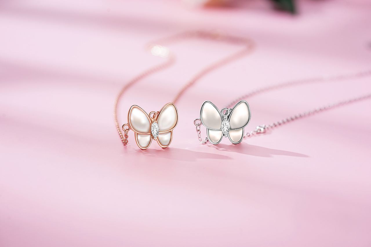 2020年流行元素之 蝴蝶項鏈 修圖（圖ZMjExNjc4NTQ0） - 電商 - 站酷設(shè)計師船長大人的迷妹原創(chuàng)素材 - 站酷ZCOOL