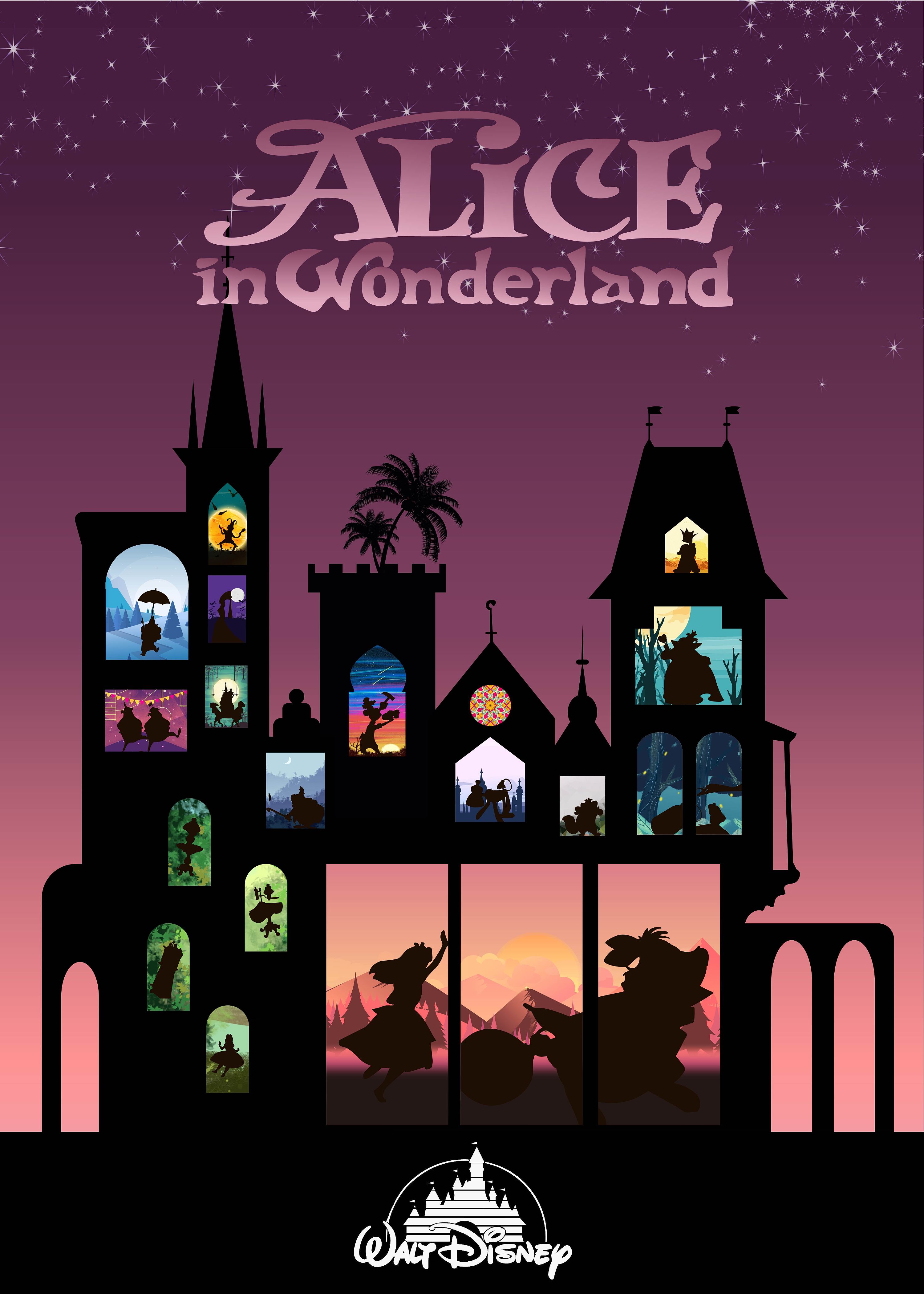 迪士尼动画电影海报