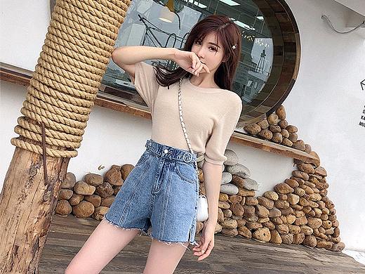 服装详情页设计-牛仔短裤