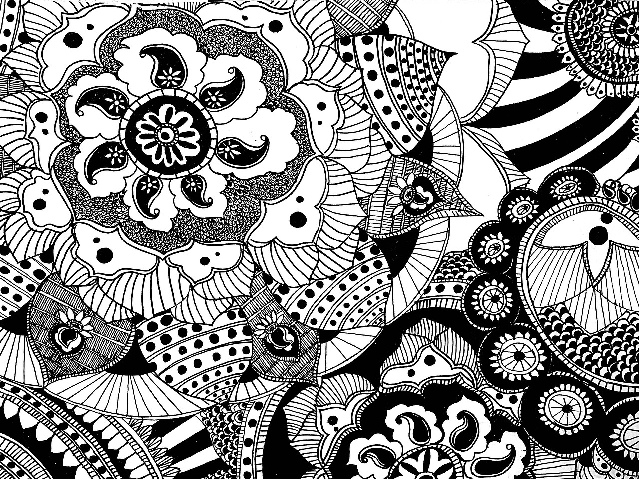 黑白装饰画|平面|图案|tingtingl_原创作品-站酷zcool