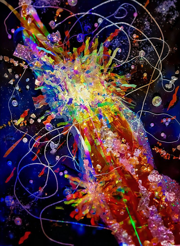 艺术拼贴宇宙缝隙COSMIC GAP