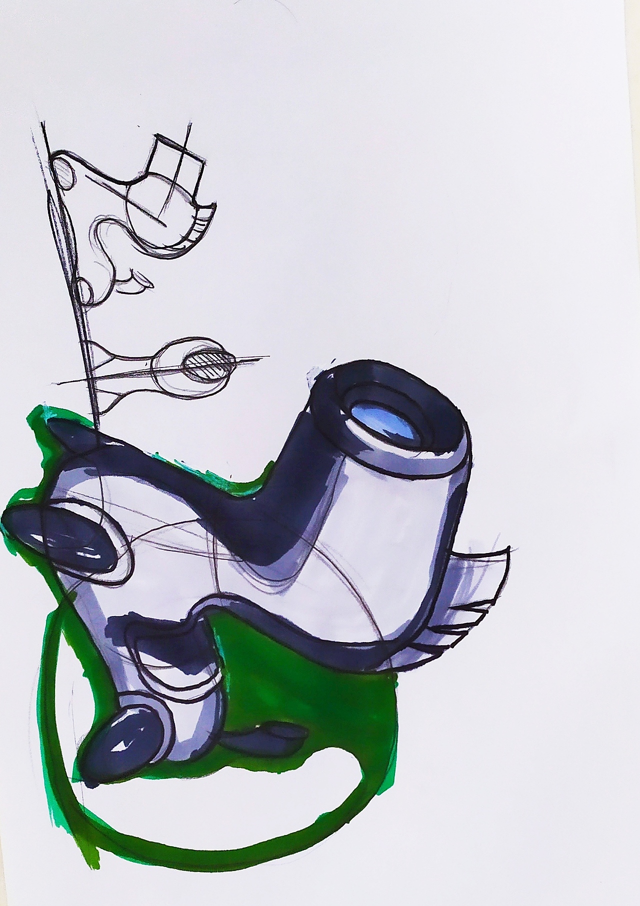 马克笔1（图ZMjA1NDI4MzUy） - 创作习作 - 站酷设计师FxxxxxxF原创素材 - 站酷ZCOOL