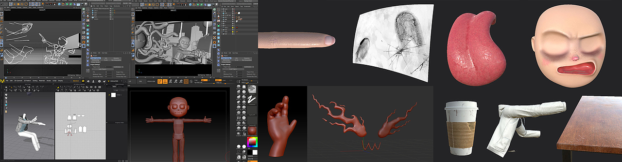 设计师的复仇 ——《别戳我屏幕》（图ZMjI3MjI2NTI0） - 海报 - 站酷设计师一粒渣渣原创素材 - 站酷ZCOOL